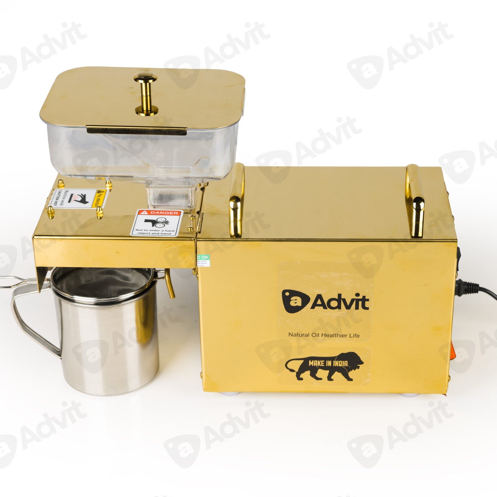 400 Watt Gold Home Cold Press Oil Machine
