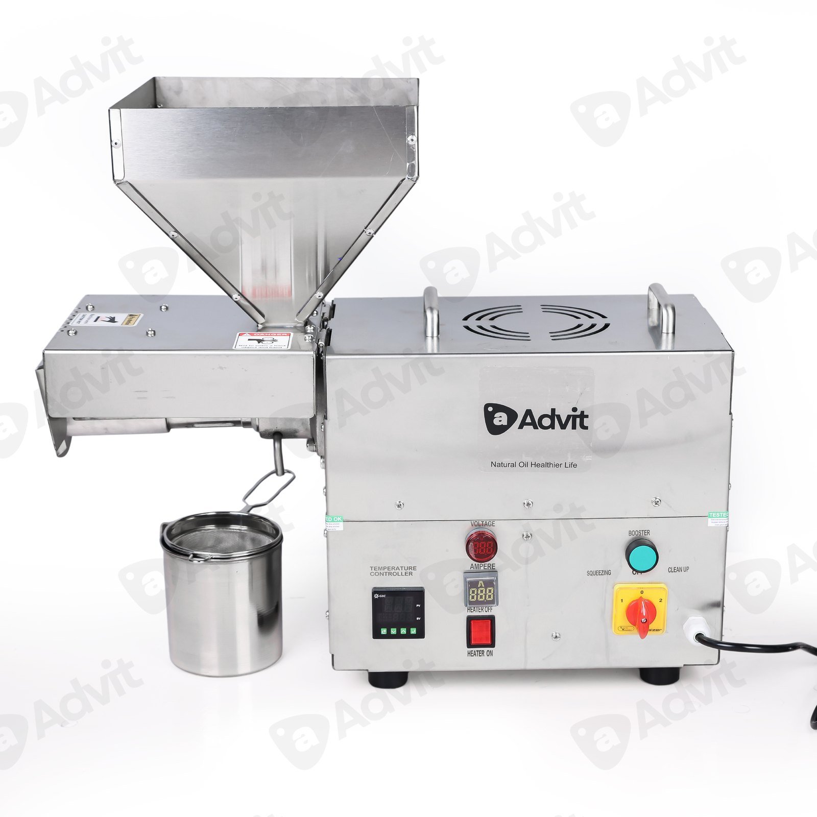 1200 Watt Commercial Cold Press Oil Machine