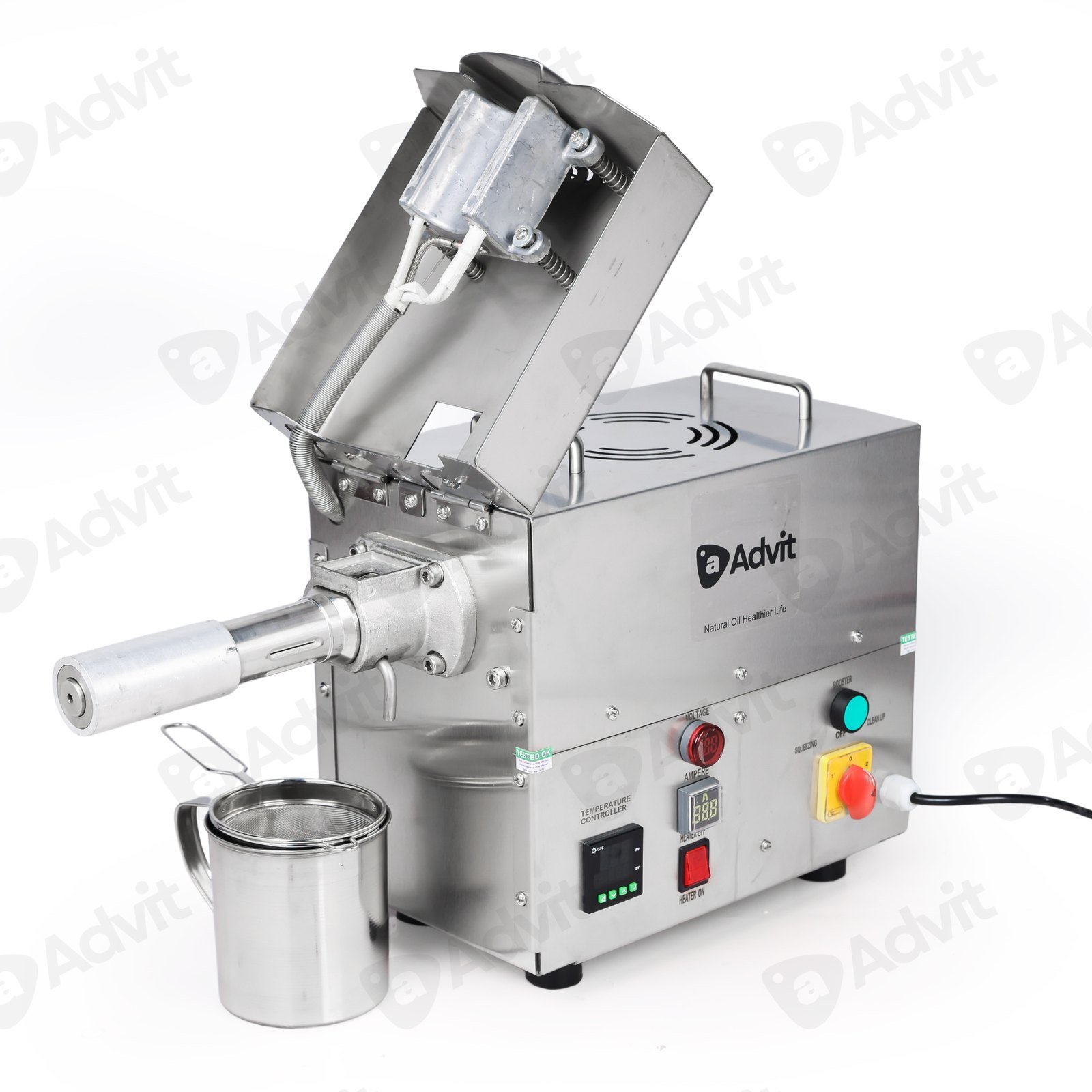 1200 Watt Commercial Cold Press Oil Machine